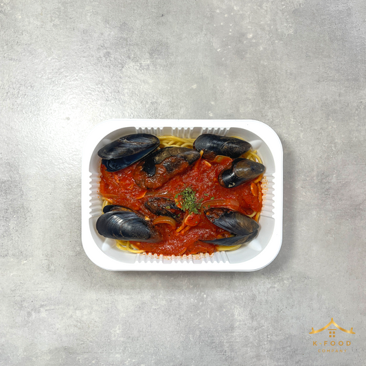 토마토 홍합 해장파스타 (완조리) 1인분 / Spicy Tomato Mussel Pasta (Fully Cooked) Serves 1 Person