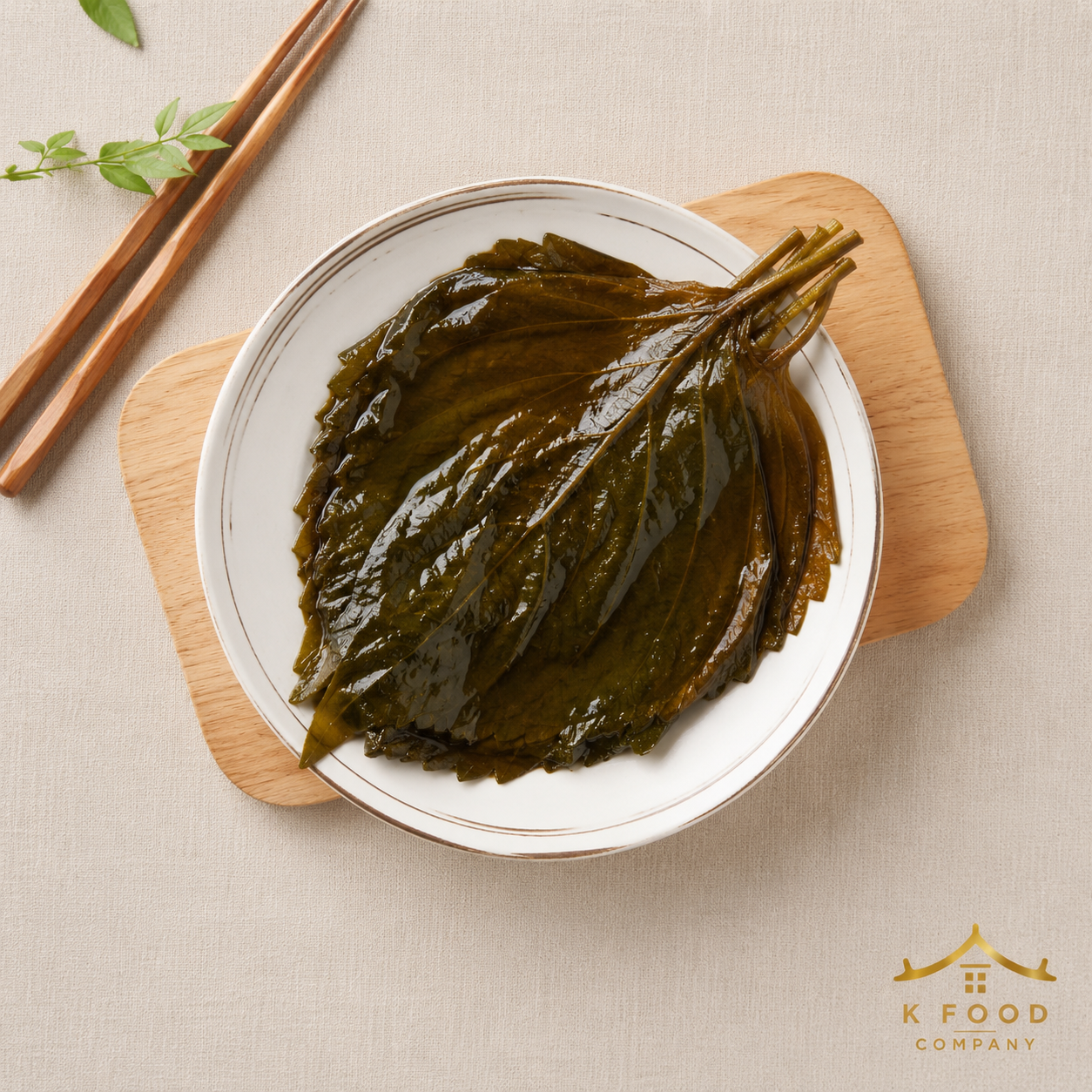 간장 깻잎장아찌 Soy Sauce Perilla Leaf Pickles