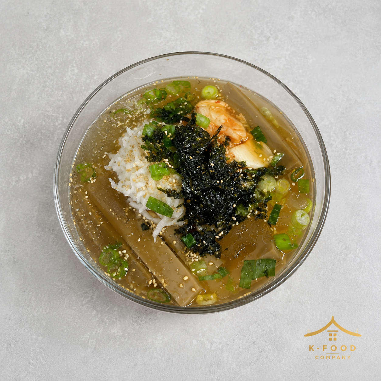 냉도토리 묵밥 Acorn Jelly in Cold Broth