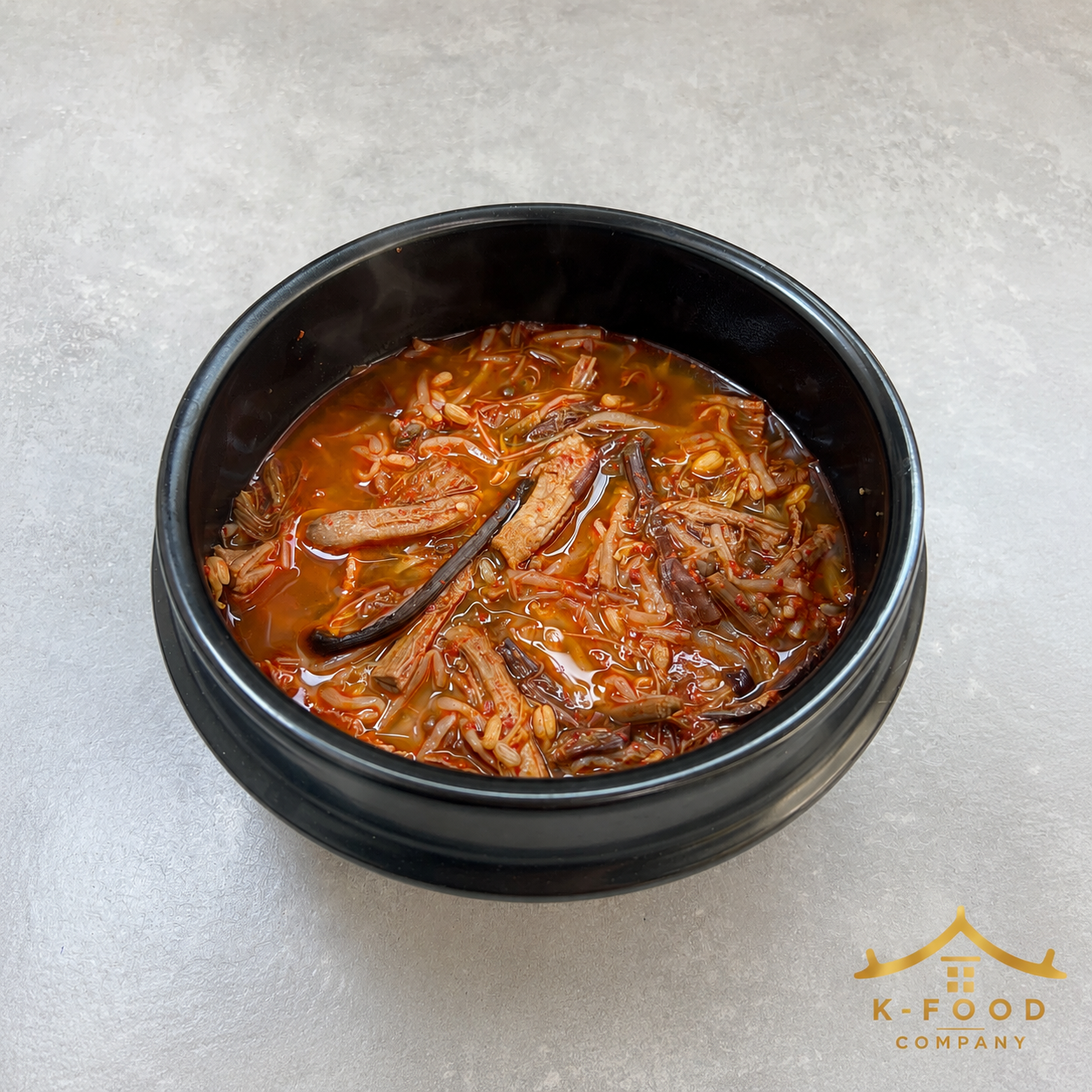 육개장 조리법 (완조리) Spicy Korean Beef Soup (Cooked) Recipe