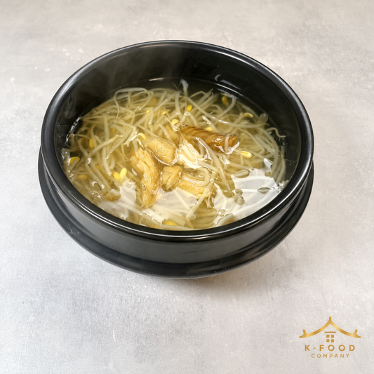 황태 콩나물국 조리법 (완조리) Bean Sprout Soup with Dried Pollack (Cooked) Recipe