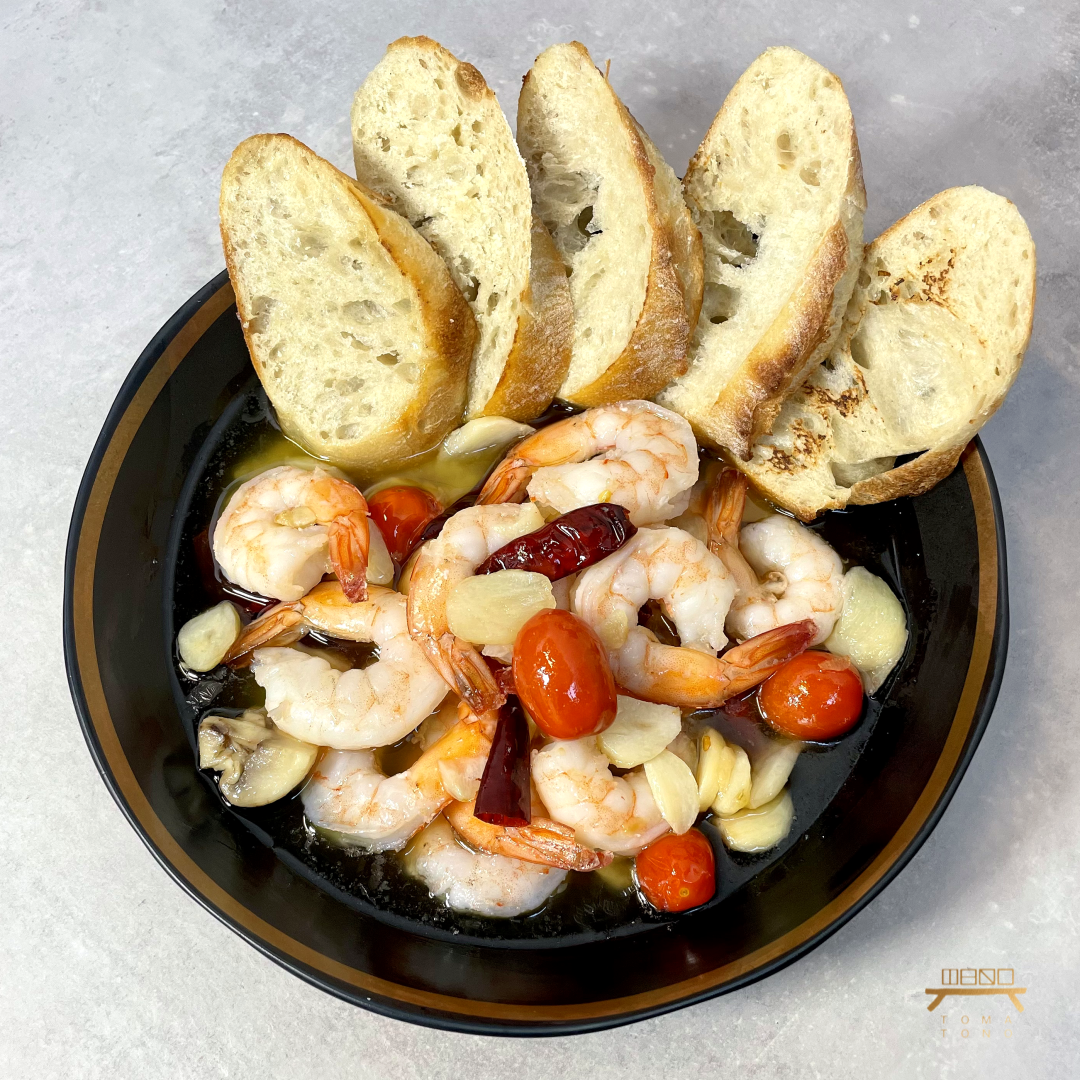 새우감바스 & 바게트 조리법 Shrimp Gambas & Baguette Recipe